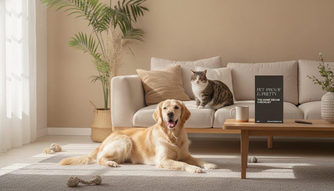 Pet-Proof Home Décor Checklist: Stylish With Dogs & Cats