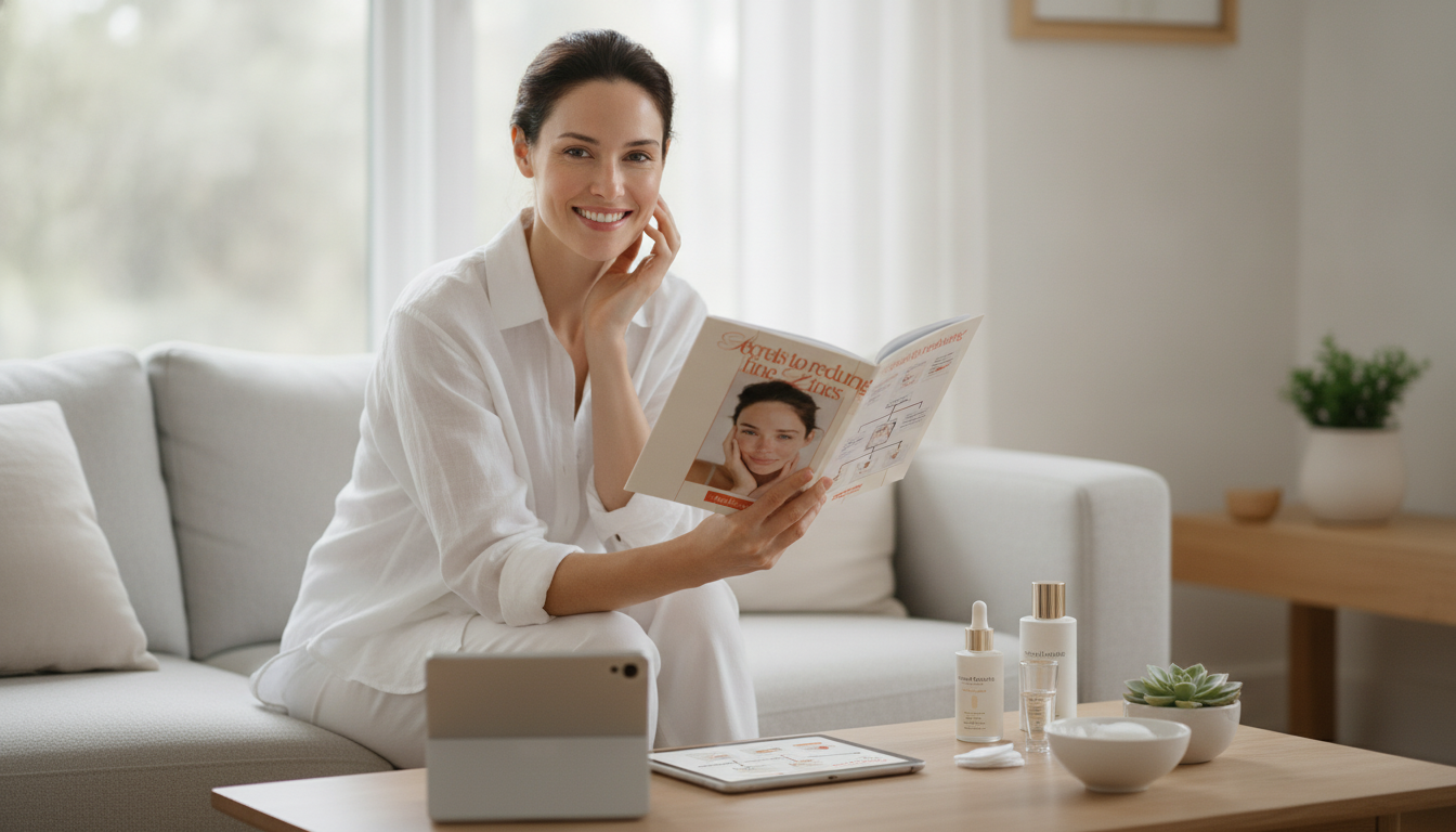 Reduce Fine Lines: Daily Skincare Routine + AI Planning