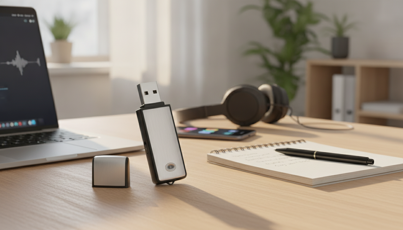 USB Voice Recorder Guide: 8GB vs 32GB for Notes