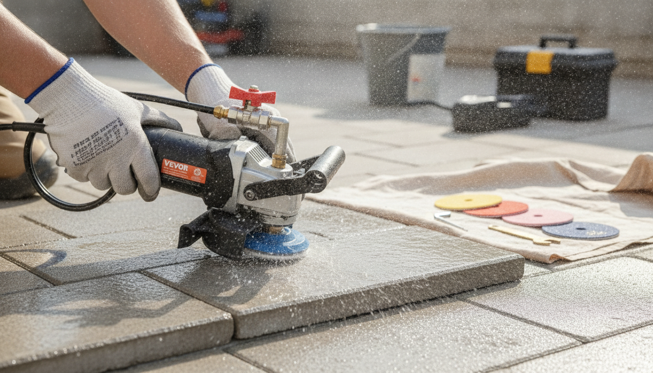 Wet Concrete Stone Polisher Guide: Smooth Low-Dust Finish