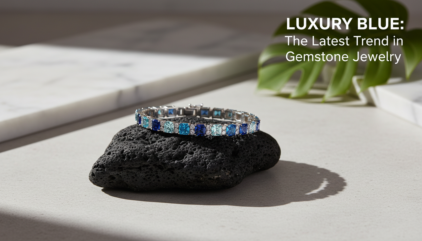 Gradient Blue S925 Tennis Bracelet: Fit, Style & Care