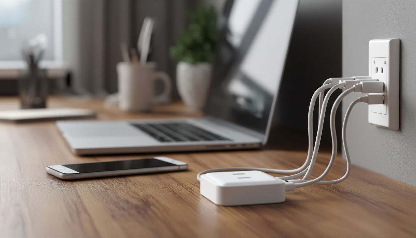 Minimalist Cable Management for a Clutter-Free Desk